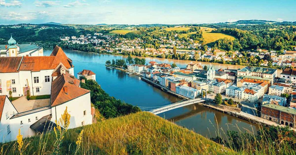 Luftbild von Passau als Symbolbild für die Entwicklung der Immobilienmärkte 2026 | Immobilienmarkt 2026