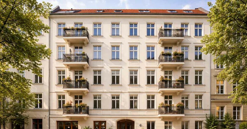 ein Mehrfamilienhaus Altbau